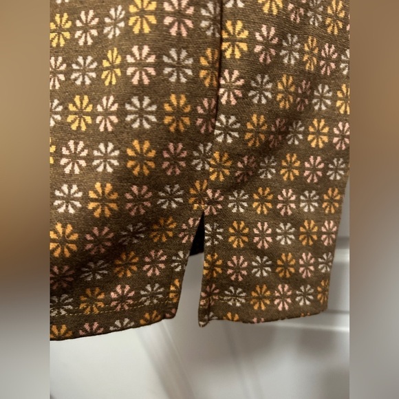 NWT ALTAR’D State Janee Dress Floral retro dress women’s S brown sleeveless 60s - Picture 11 of 16